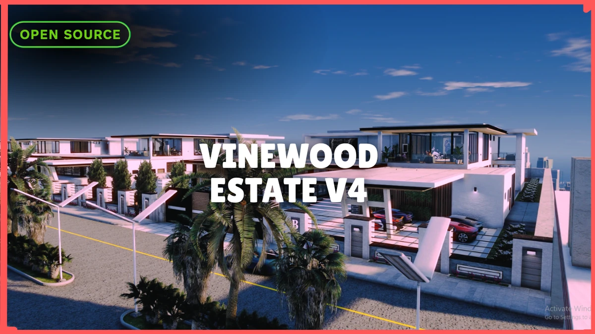 Vinewood Estate V4 MLO FiveM | Luxury Mansion & Premium Estate | Open Source